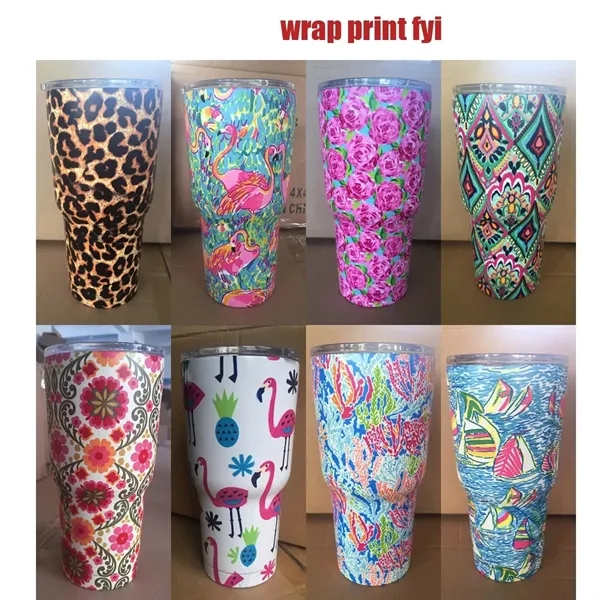 Football Print 20-30Oz Tumbler Ss Vacuum - Football Print 20-30Oz Tumbler Ss Vacuum - Image 1 of 5