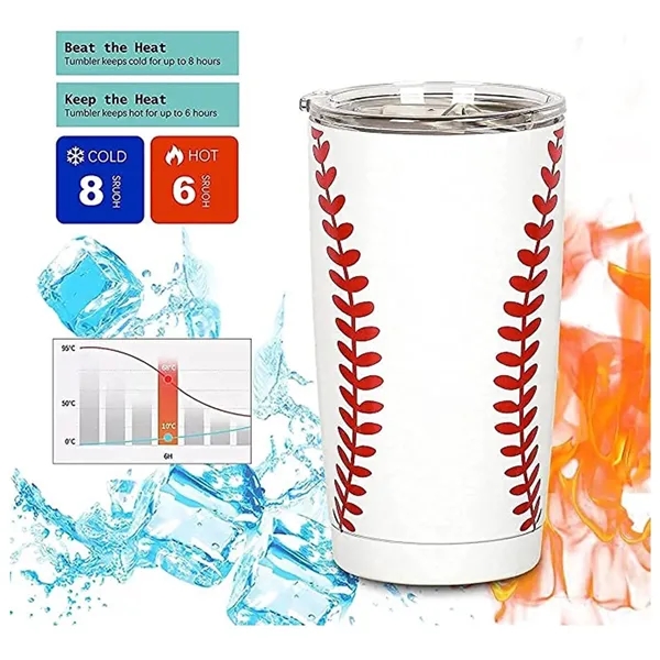 Football Print 20-30Oz Tumbler Ss Vacuum - Football Print 20-30Oz Tumbler Ss Vacuum - Image 4 of 5