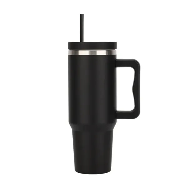 40 Oz Tumbler With Handle And Straw - 40 Oz Tumbler With Handle And Straw - Image 3 of 10