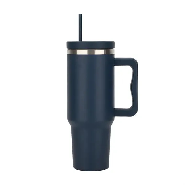 40 Oz Tumbler With Handle And Straw - 40 Oz Tumbler With Handle And Straw - Image 4 of 10