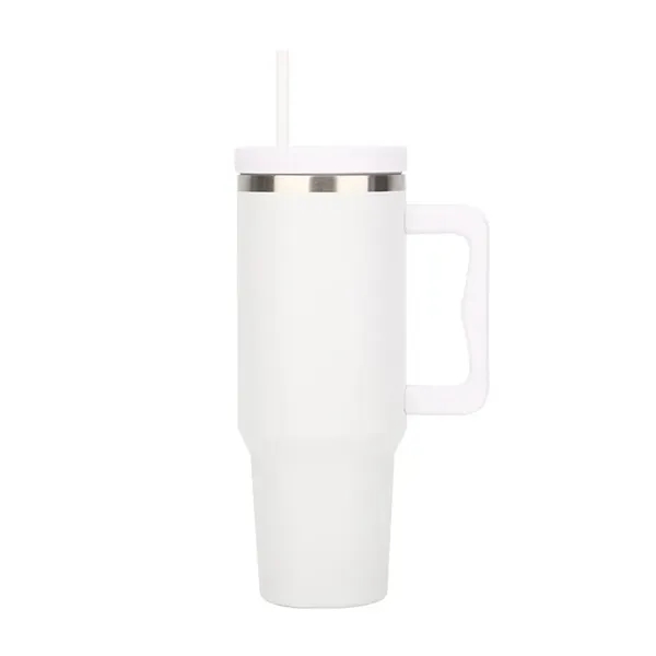 40 Oz Tumbler With Handle And Straw - 40 Oz Tumbler With Handle And Straw - Image 6 of 10