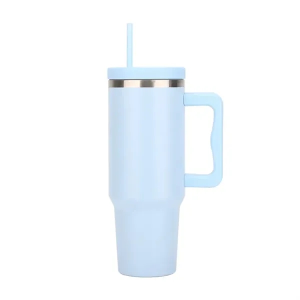 40 Oz Tumbler With Handle And Straw - 40 Oz Tumbler With Handle And Straw - Image 8 of 10
