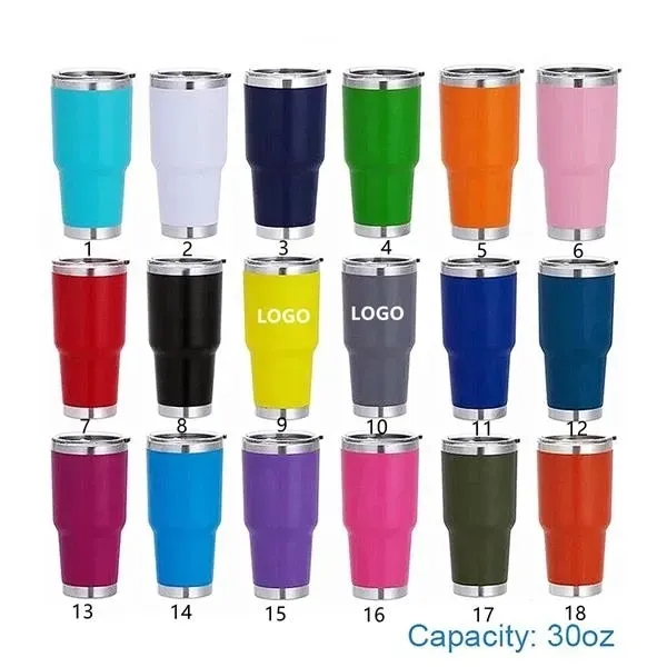 30 Oz Insulated Tumbler With Lids - 30 Oz Insulated Tumbler With Lids - Image 0 of 4