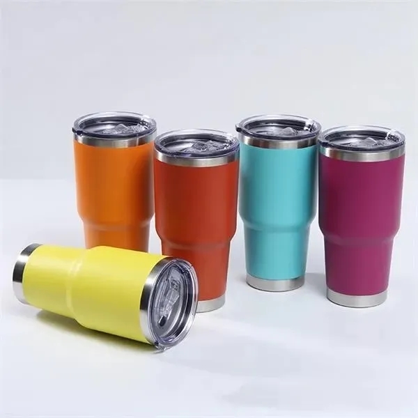 30 Oz Insulated Tumbler With Lids - 30 Oz Insulated Tumbler With Lids - Image 2 of 4