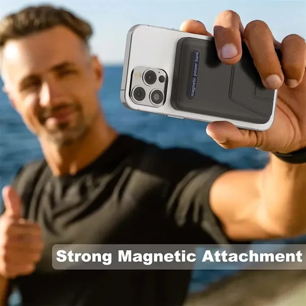 10000mAh Fast Magnetic Foldable Portable Wireless Charger - 10000mAh Fast Magnetic Foldable Portable Wireless Charger - Image 2 of 4