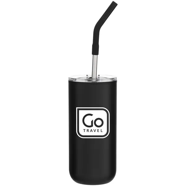 16 oz Ryder Stainless Travel Tumbler with Straw - 16 oz Ryder Stainless Travel Tumbler with Straw - Image 3 of 69