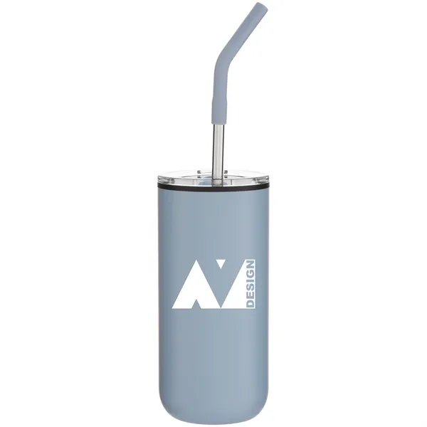 16 oz Ryder Stainless Travel Tumbler with Straw - 16 oz Ryder Stainless Travel Tumbler with Straw - Image 4 of 69