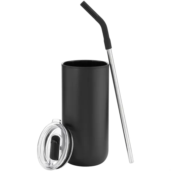 16 oz Ryder Stainless Travel Tumbler with Straw - 16 oz Ryder Stainless Travel Tumbler with Straw - Image 34 of 69