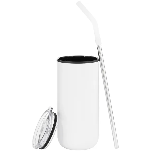 16 oz Ryder Stainless Travel Tumbler with Straw - 16 oz Ryder Stainless Travel Tumbler with Straw - Image 50 of 69