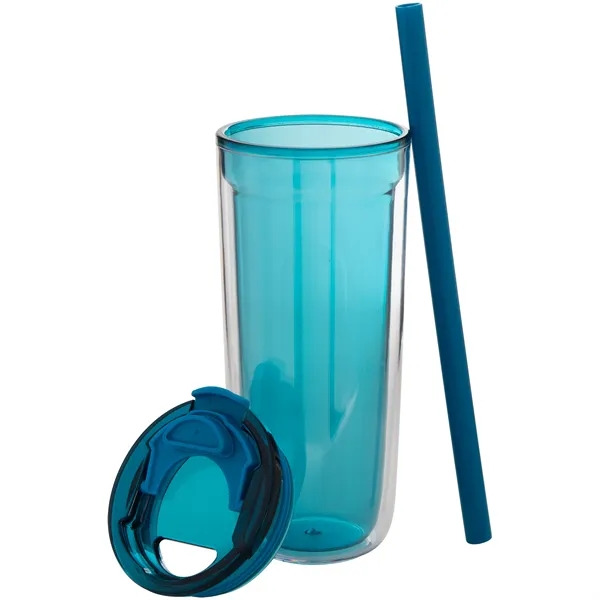 16 oz Simone Acrylic Travel Tumbler with Wide Straw - 16 oz Simone Acrylic Travel Tumbler with Wide Straw - Image 17 of 59