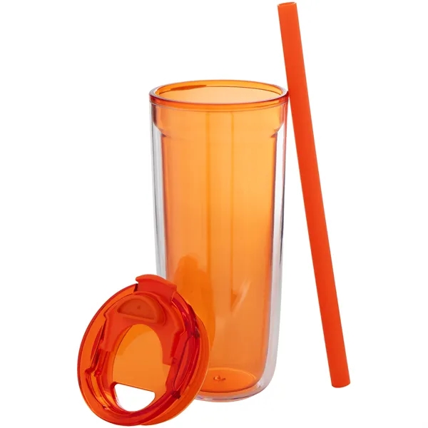 16 oz Simone Acrylic Travel Tumbler with Wide Straw - 16 oz Simone Acrylic Travel Tumbler with Wide Straw - Image 57 of 59
