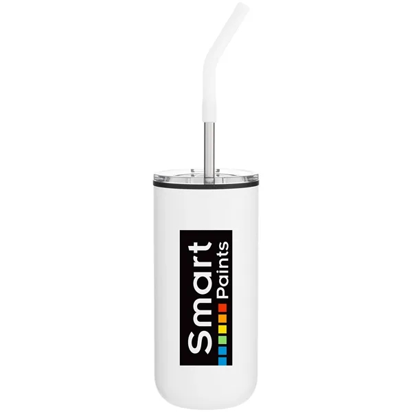 16 oz Ryder Stainless Travel Tumbler with Straw