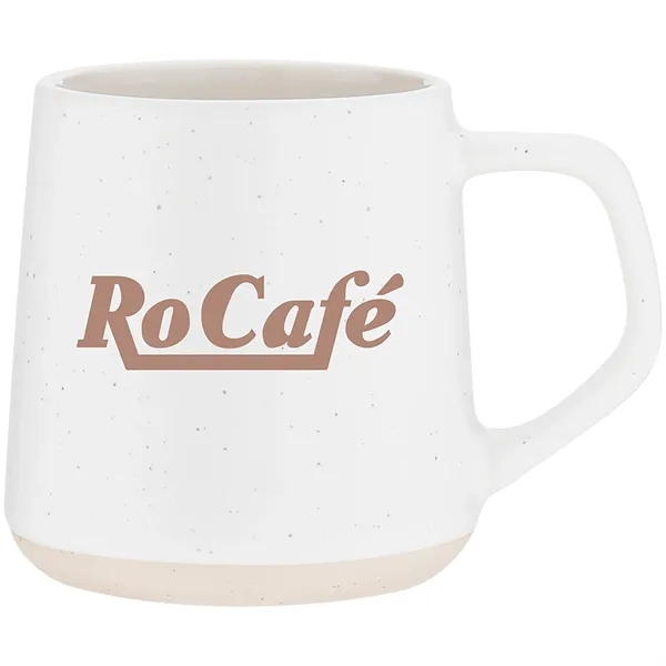 12 oz Woden Ceramic Coffee Mug