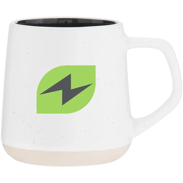 12 oz Woden Ceramic Coffee Mug