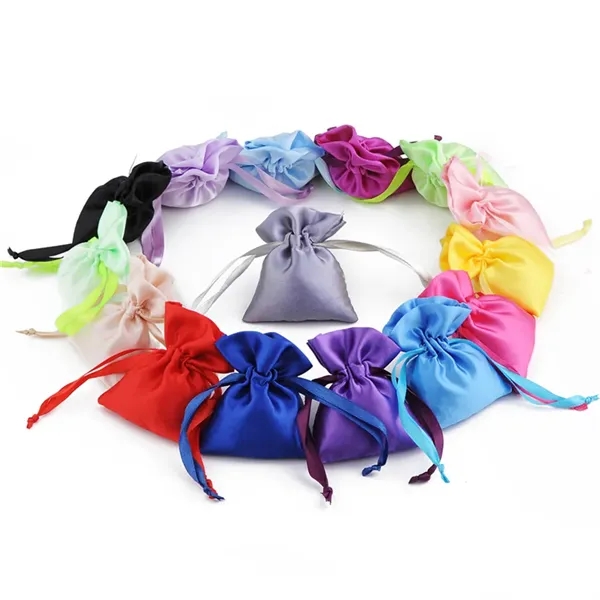 Satin Gift Bags with Drawstring - Satin Gift Bags with Drawstring - Image 2 of 5