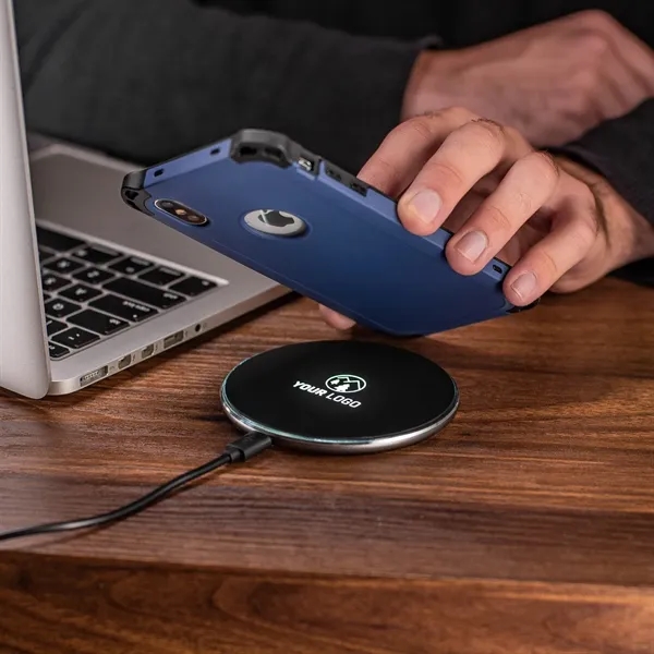 LED Light Up Wireless Charging Pad - LED Light Up Wireless Charging Pad - Image 4 of 4