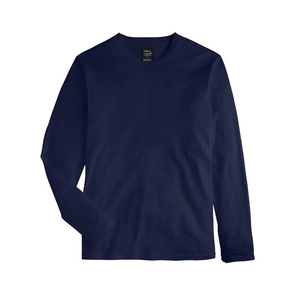 Hanes Unisex Perfect-T Long Sleeve T-Shirt - Hanes Unisex Perfect-T Long Sleeve T-Shirt - Image 6 of 7