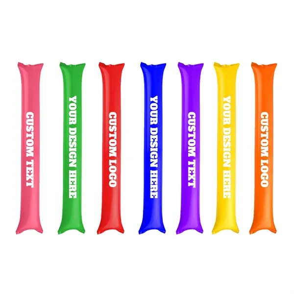 Logo Printed Thunderbolt Sticks - Multicolor Inflatable - Logo Printed Thunderbolt Sticks - Multicolor Inflatable - Image 0 of 6