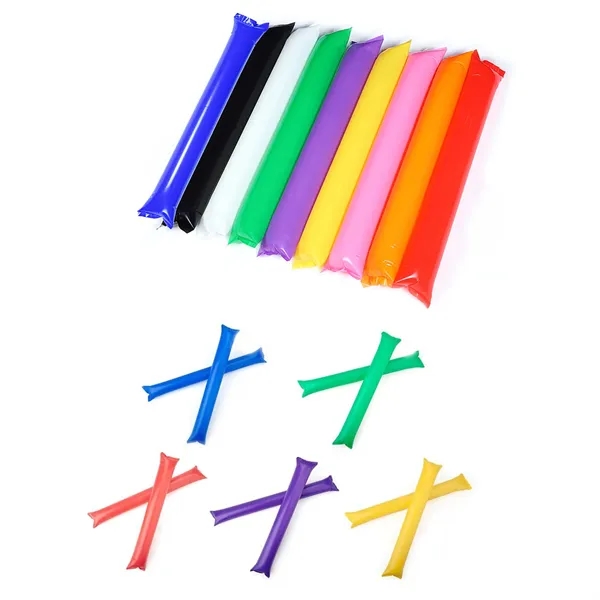 Logo Printed Thunderbolt Sticks - Multicolor Inflatable - Logo Printed Thunderbolt Sticks - Multicolor Inflatable - Image 1 of 6