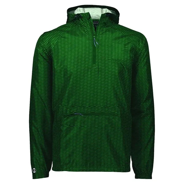 Holloway Men's Range Hooded Packable Quarter-Zip Jacket - Holloway Men's Range Hooded Packable Quarter-Zip Jacket - Image 3 of 14