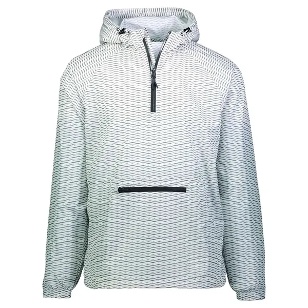 Holloway Men's Range Hooded Packable Quarter-Zip Jacket - Holloway Men's Range Hooded Packable Quarter-Zip Jacket - Image 13 of 14