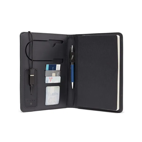 Leeman Roma 6"x8" Wireless Power Charger Refillable Journal - Leeman Roma 6"x8" Wireless Power Charger Refillable Journal - Image 1 of 2