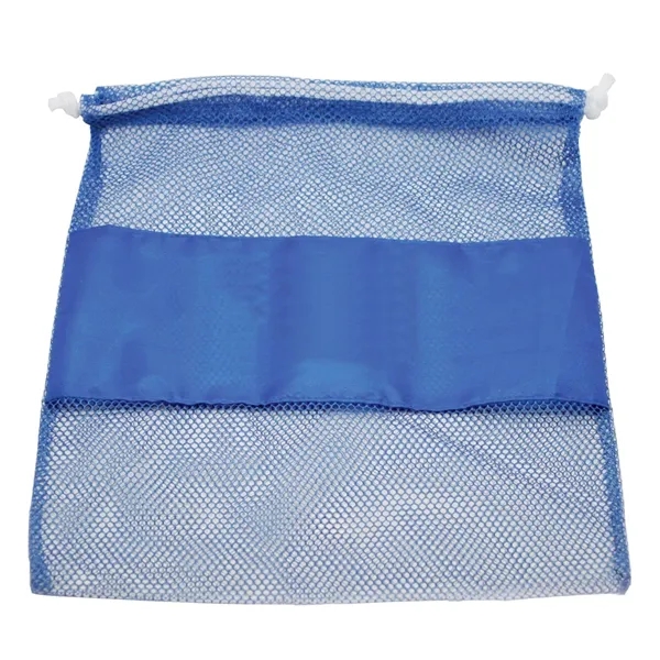Mesh Drawstring Backpack - Mesh Drawstring Backpack - Image 2 of 3