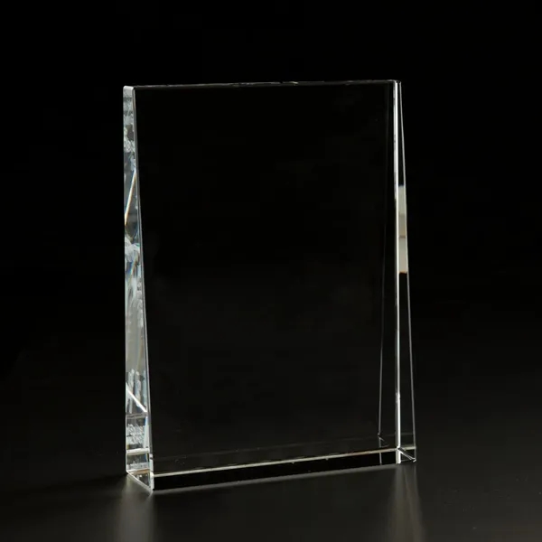 3D Crystal Wedge Large Award - 3D Crystal Wedge Large Award - Image 1 of 1
