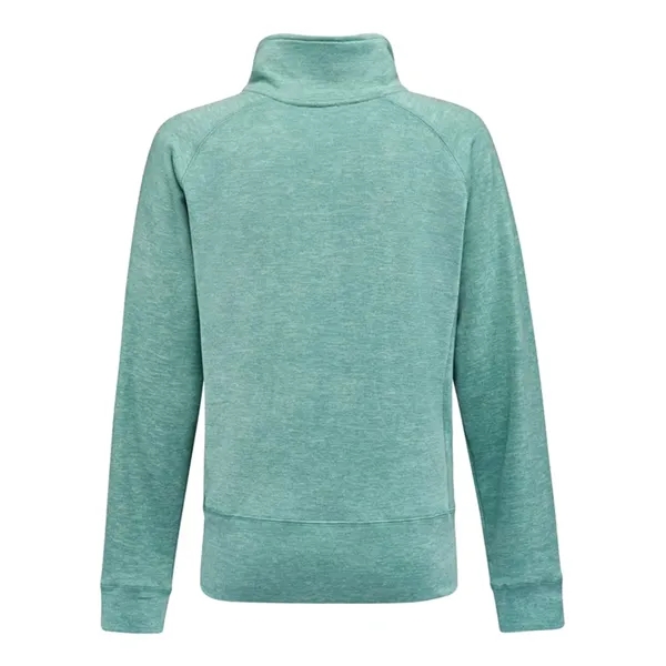 J. America Women's Electric Fleece Quarter-Zip Sweatshirt - J. America Women's Electric Fleece Quarter-Zip Sweatshirt - Image 2 of 8