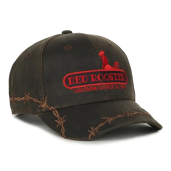 Barbed-Wire Embroidery Solid Back