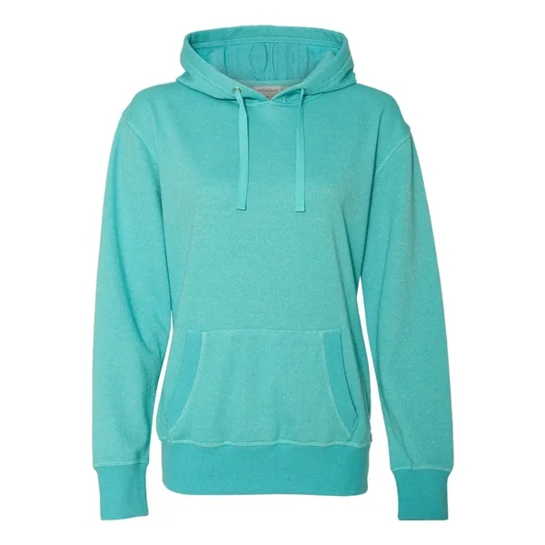 J. America Women's Glitter French Terry Hooded Sweatshirt - J. America Women's Glitter French Terry Hooded Sweatshirt - Image 1 of 18