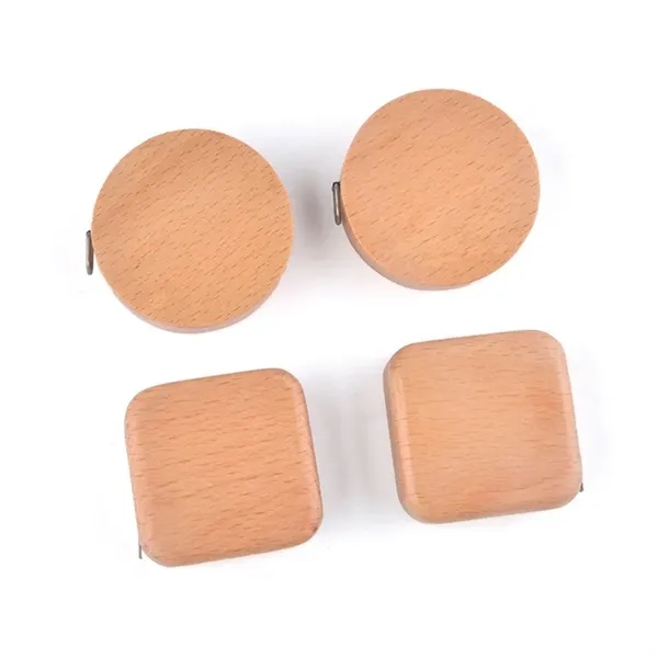 Eco-friendly Wood Square Tape Measure - Eco-friendly Wood Square Tape Measure - Image 2 of 4