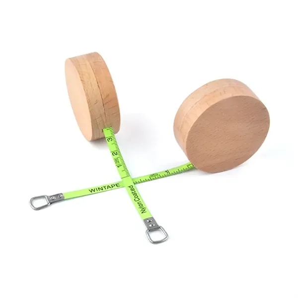 Eco-friendly Wood Square Tape Measure - Eco-friendly Wood Square Tape Measure - Image 3 of 4