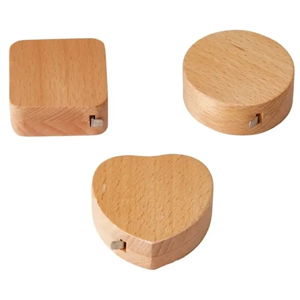 Eco-friendly Wood Square Tape Measure - Eco-friendly Wood Square Tape Measure - Image 4 of 4