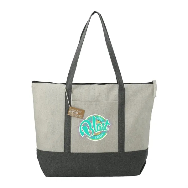Repose 10oz Recycled Cotton Zippered Tote - Repose 10oz Recycled Cotton Zippered Tote - Image 0 of 14