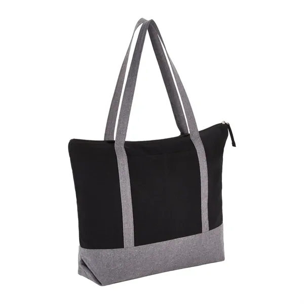 Repose 10oz Recycled Cotton Zippered Tote - Repose 10oz Recycled Cotton Zippered Tote - Image 3 of 14