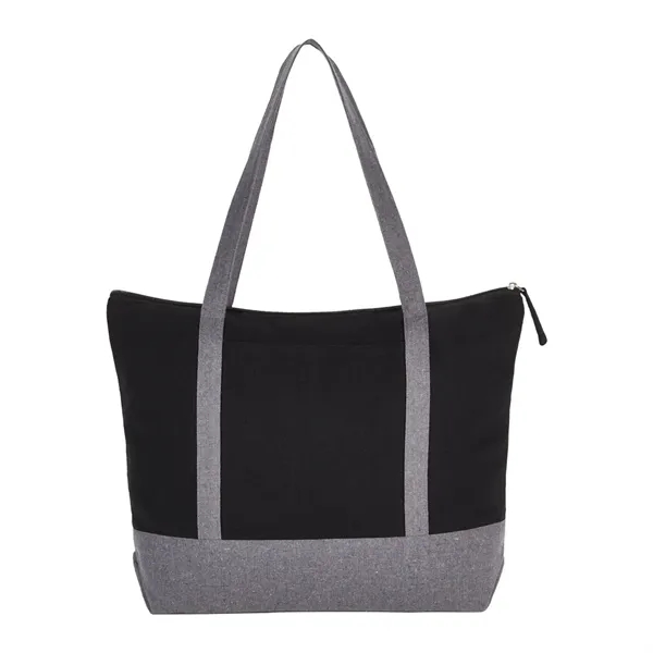 Repose 10oz Recycled Cotton Zippered Tote - Repose 10oz Recycled Cotton Zippered Tote - Image 5 of 14