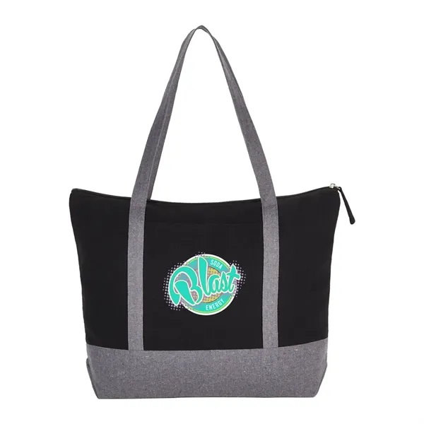 Repose 10oz Recycled Cotton Zippered Tote - Repose 10oz Recycled Cotton Zippered Tote - Image 6 of 14