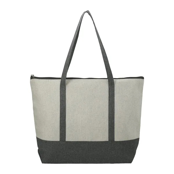 Repose 10oz Recycled Cotton Zippered Tote - Repose 10oz Recycled Cotton Zippered Tote - Image 9 of 14