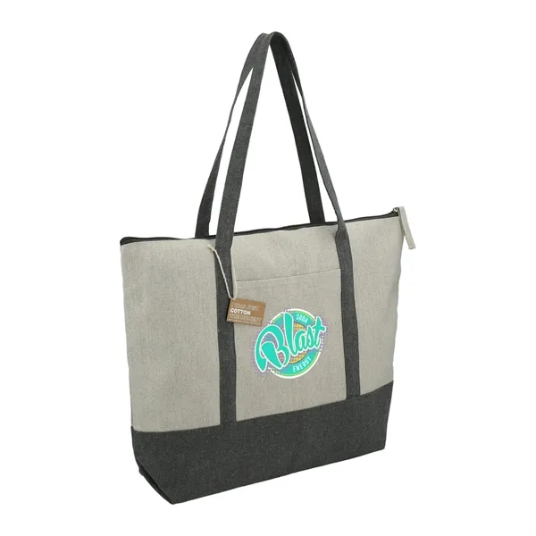 Repose 10oz Recycled Cotton Zippered Tote - Repose 10oz Recycled Cotton Zippered Tote - Image 11 of 14