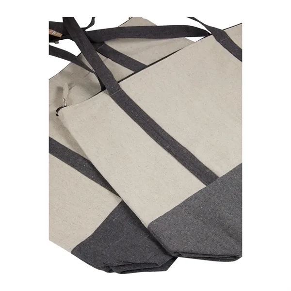 Repose 10oz Recycled Cotton Zippered Tote - Repose 10oz Recycled Cotton Zippered Tote - Image 13 of 14