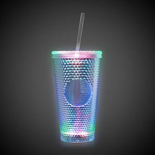 160z Light Up Diamond Tumbler - 160z Light Up Diamond Tumbler - Image 4 of 4