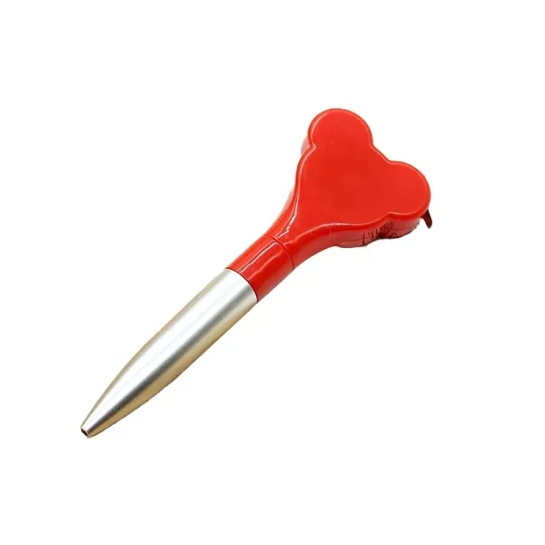Colorful Heart Shaped Measuring Tape Ballpoint Pen - Colorful Heart Shaped Measuring Tape Ballpoint Pen - Image 5 of 6