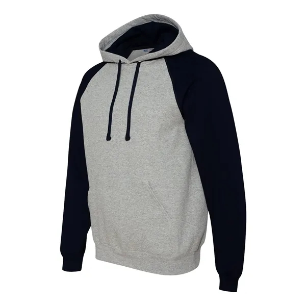 JERZEES Unisex Nublend® Colorblocked Raglan Hooded Sweats... - JERZEES Unisex Nublend® Colorblocked Raglan Hooded Sweats... - Image 2 of 12
