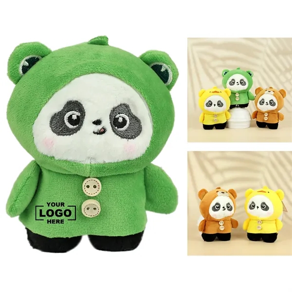 4 Inch Cute pullover Inspired Panda Plush Keychain - 4 Inch Cute pullover Inspired Panda Plush Keychain - Image 0 of 5