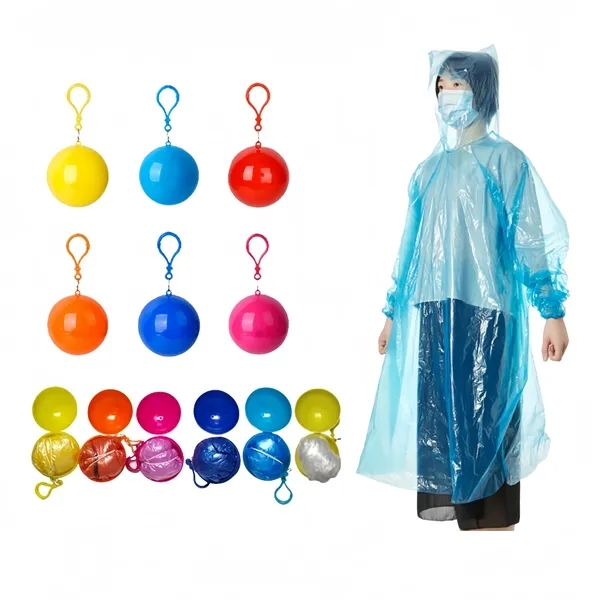 Portable keychain-style emergency raincoat - Portable keychain-style emergency raincoat - Image 0 of 4