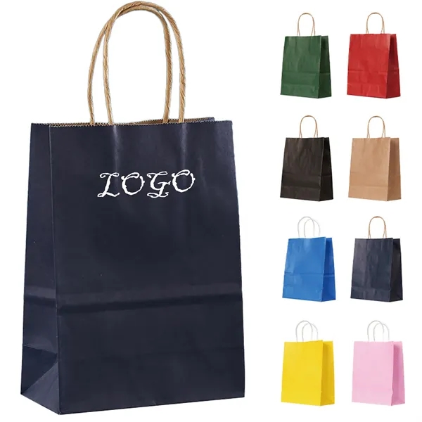 Full-Colors Imprinting Kraft Paper Takeout Bag - Full-Colors Imprinting Kraft Paper Takeout Bag - Image 0 of 2