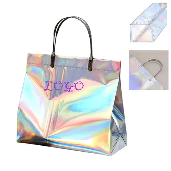 PVC Laser Gift Tote Bag - PVC Laser Gift Tote Bag - Image 0 of 2