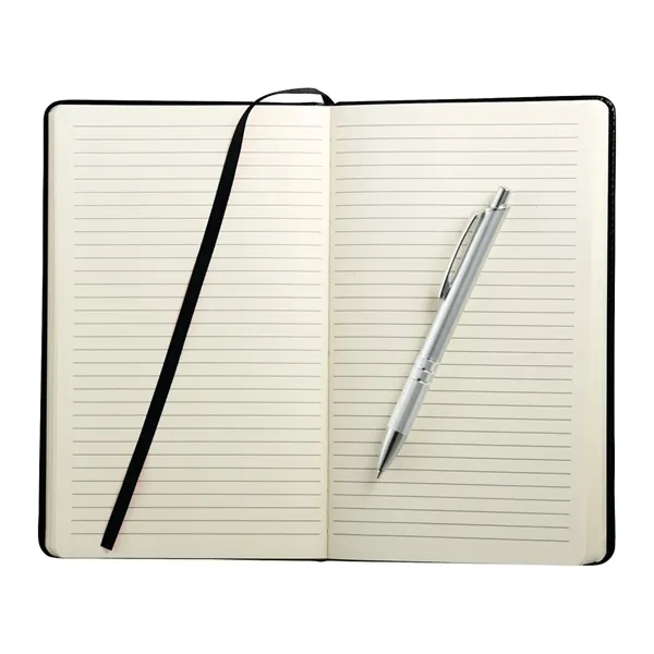 FSC® Mix 6" x 8.5" Viola Bound Notebook with Pen - FSC® Mix 6" x 8.5" Viola Bound Notebook with Pen - Image 1 of 6