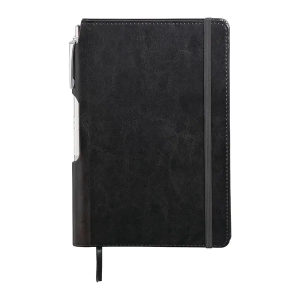 FSC® Mix 6" x 8.5" Viola Bound Notebook with Pen - FSC® Mix 6" x 8.5" Viola Bound Notebook with Pen - Image 2 of 6